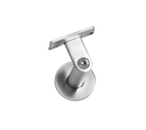 Intersteel Trapleuning houder zwaar met hol zadel geborsteld RVS Intersteel Trapleuning houder zwaar met hol zadel geborsteld RVS