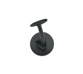 Intersteel Trapleuning houder centraal hol zadel blind zwart Intersteel Trapleuning houder centraal hol zadel blind zwart