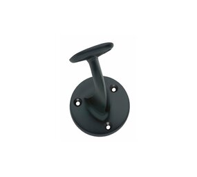 Intersteel Trapleuning houder hol zadel mat zwart Intersteel Trapleuning houder hol zadel mat zwart