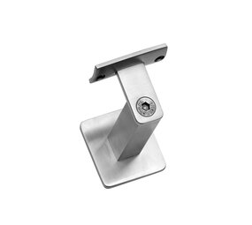 Intersteel Trapleuning houder zwaar vierkant hol geborsteld RVS Intersteel Trapleuning houder zwaar vierkant hol geborsteld RVS