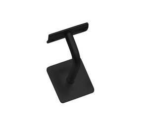 Intersteel Trapleuning houder gebogen vierkant hol zadel zwart Intersteel Trapleuning houder gebogen vierkant hol zadel zwart