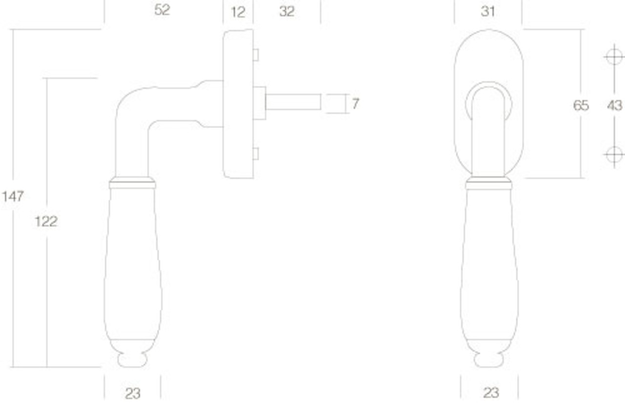 Intersteel Raamsluiting Courgette nikkel/zwart - voor draai- en klapraam - Intersteel Intersteel Raamsluiting Courgette nikkel/zwart - voor draai- en klapraam - Intersteel