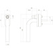 Intersteel Raamsluiting recht afsluitbaar SKG2 geborsteld RVS Intersteel Raamsluiting recht afsluitbaar SKG2 geborsteld RVS