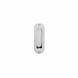 Intersteel Schuifdeurkom ovaal 120x40mm schroefgaten geborsteld RVS Intersteel Schuifdeurkom ovaal 120x40mm schroefgaten geborsteld RVS