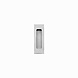 Intersteel Schuifdeurkom rechthoek 120x40mm blind geborsteld RVS Intersteel Schuifdeurkom rechthoek 120x40mm blind geborsteld RVS