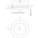 Intersteel Schuifdeurkom glasdeur 55mm geborsteld RVS Intersteel Schuifdeurkom glasdeur 55mm geborsteld RVS