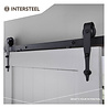 Intersteel Schuifdeur systeem Classic mat zwart - incl. rail en beslag - Intersteel Intersteel Schuifdeur systeem Classic mat zwart - incl. rail en beslag - Intersteel