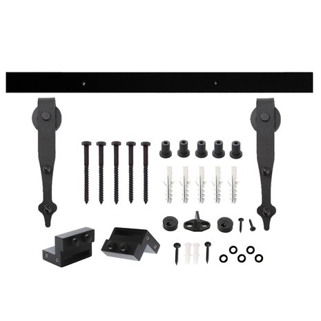 Intersteel Schuifdeur systeem Classic mat zwart - incl. rail en beslag - Intersteel Intersteel Schuifdeur systeem Classic mat zwart - incl. rail en beslag - Intersteel