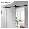 Intersteel Schuifdeur systeem Classic mat zwart - incl. rail en beslag - Intersteel Intersteel Schuifdeur systeem Classic mat zwart - incl. rail en beslag - Intersteel
