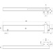 Intersteel Schuifdeursysteem sluitvertrager geborsteld RVS Intersteel Schuifdeursysteem sluitvertrager geborsteld RVS
