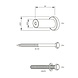 Intersteel Set van 5 verlengde ronde steunen 50mm tbv rail schuifdeursysteem mat zwart Intersteel Set van 5 verlengde ronde steunen 50mm tbv rail schuifdeursysteem mat zwart