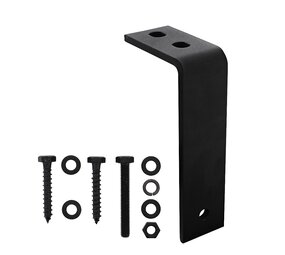 Intersteel Set van 5 plafondbeugels tbv schuifdeursysteem mat zwart Intersteel Set van 5 plafondbeugels tbv schuifdeursysteem mat zwart