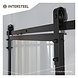 Intersteel DIY-schuifdeur Cubo zwart incl. transparant glas 2150x980x28mm + zwart schuifdeursysteem Basic Intersteel DIY-schuifdeur Cubo zwart incl. transparant glas 2150x980x28mm + zwart schuifdeursysteem Basic