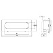 Intersteel Schuifdeurkom voor DIY-schuifdeur Cubo 100x35mm zwart Intersteel Schuifdeurkom voor DIY-schuifdeur Cubo 100x35mm zwart