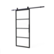 Intersteel DIY-schuifdeur Cubo zwart incl. transparant glas 2150x980x28mm + zwart schuifdeursysteem Basic Top Intersteel DIY-schuifdeur Cubo zwart incl. transparant glas 2150x980x28mm + zwart schuifdeursysteem Basic Top