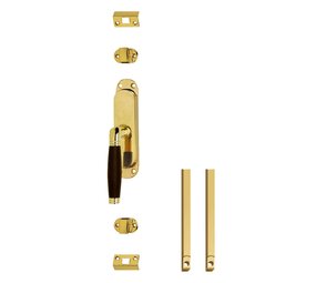 Intersteel Kruk-espagnolet links Ton 222 met stangenset 2x 1250mm messing ongelakt /ebbenhout Intersteel Kruk-espagnolet links Ton 222 met stangenset 2x 1250mm messing ongelakt /ebbenhout