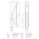 Intersteel Pomp-espagnolet Ton 400 met stangenset 2x 1250mm messing ongelakt/ebbenhout Intersteel Pomp-espagnolet Ton 400 met stangenset 2x 1250mm messing ongelakt/ebbenhout