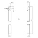 Intersteel Kruk-espagnolet rechts L-recht met stangenset 2 X 1245mm zwart Intersteel Kruk-espagnolet rechts L-recht met stangenset 2 X 1245mm zwart