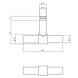 Intersteel Kruk-espagnolet rechts T-recht met stangenset 2 X 1245mm zwart Intersteel Kruk-espagnolet rechts T-recht met stangenset 2 X 1245mm zwart