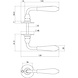 Intersteel Deurklink Peer op rozet smeedijzer zwart Intersteel Deurklink Peer op rozet smeedijzer zwart