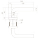 Intersteel Deurklink Recht geveerd op rozet 53x10mm met ring geborsteld RVS Intersteel Deurklink Recht geveerd op rozet 53x10mm met ring geborsteld RVS