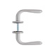 Intersteel Deurklink Jupiter op rozet chroom mat Intersteel Deurklink Jupiter op rozet chroom mat