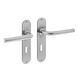 Intersteel Deurklink Recht 16mm slank op schild sleutelgat 56mm geborsteld RVS Intersteel Deurklink Recht 16mm slank op schild sleutelgat 56mm geborsteld RVS