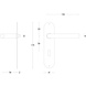 Intersteel Deurklink Recht 16mm slank op schild sleutelgat 56mm geborsteld RVS Intersteel Deurklink Recht 16mm slank op schild sleutelgat 56mm geborsteld RVS