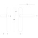 Intersteel Deurklink Rond op schild blind geborsteld RVS Intersteel Deurklink Rond op schild blind geborsteld RVS