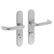 Intersteel Deurklink Rond op schild WC slot 63mm geborsteld RVS Intersteel Deurklink Rond op schild WC slot 63mm geborsteld RVS