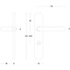 Intersteel Deurklink Rond op schild WC slot 63mm geborsteld RVS Intersteel Deurklink Rond op schild WC slot 63mm geborsteld RVS