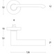 Intersteel Deurklink Emma geveerd op rozet 52x10 met ring met veer geborsteld RVS Intersteel Deurklink Emma geveerd op rozet 52x10 met ring met veer geborsteld RVS