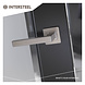 Intersteel Deurklink Vierkant met rozet geborsteld RVS Intersteel Deurklink Vierkant met rozet geborsteld RVS