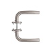 Intersteel Deurklink Lisa op rozet met 7mm nok geborsteld RVS Intersteel Deurklink Lisa op rozet met 7mm nok geborsteld RVS