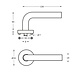 Intersteel Deurklink Lisa op rozet met 7mm nok geborsteld RVS Intersteel Deurklink Lisa op rozet met 7mm nok geborsteld RVS