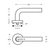 Intersteel Deurklink Vlinder op rozet met 7mm nok geborsteld RVS Intersteel Deurklink Vlinder op rozet met 7mm nok geborsteld RVS