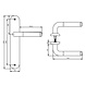 Intersteel Deurklink Agatha op schild blind chroom Intersteel Deurklink Agatha op schild blind chroom