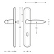 Intersteel Deurklink Elen op schild sleutelgat 56mm chroom Intersteel Deurklink Elen op schild sleutelgat 56mm chroom