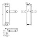 Intersteel Deurklink Emily op schild blind nikkel mat Intersteel Deurklink Emily op schild blind nikkel mat