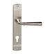 Intersteel Deurklink Emily op schild profielcilindergat 72mm nikkel mat Intersteel Deurklink Emily op schild profielcilindergat 72mm nikkel mat