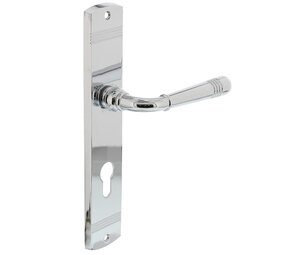Intersteel Deurklink Helena op schild cilindergat 72mm chroom Intersteel Deurklink Helena op schild cilindergat 72mm chroom