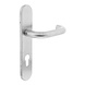 Intersteel Deurklink Rond op schild cilindergat 72mm geborsteld RVS Intersteel Deurklink Rond op schild cilindergat 72mm geborsteld RVS