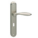 Intersteel Deurklink George op schild sleutelgat 56mm nikkel mat Intersteel Deurklink George op schild sleutelgat 56mm nikkel mat
