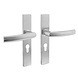 Intersteel Deurklink Blok op rechthoekig schild profielcilindergat 55mm geborsteld RVS Intersteel Deurklink Blok op rechthoekig schild profielcilindergat 55mm geborsteld RVS