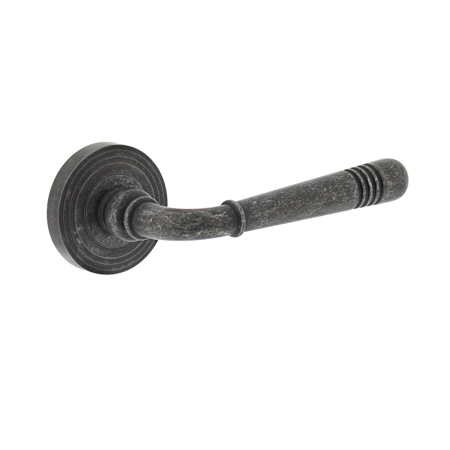 Intersteel Deurklink Emily op rozet oud grijs