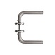Intersteel Deurklink Recht met rozet geborsteld RVS Intersteel Deurklink Recht met rozet geborsteld RVS