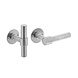 Intersteel Deurklink L/T-model met rozet 2mm geborsteld RVS Intersteel Deurklink L/T-model met rozet 2mm geborsteld RVS