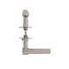 Intersteel Deurklink L/T-model met rozet 2mm geborsteld RVS Intersteel Deurklink L/T-model met rozet 2mm geborsteld RVS