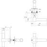 Intersteel Deurklink L/T-model met rozet 2mm geborsteld RVS Intersteel Deurklink L/T-model met rozet 2mm geborsteld RVS