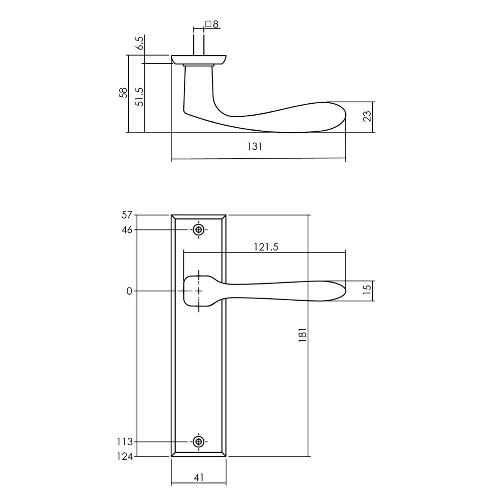 Intersteel Deurklink Banaan met schild blind messing getrommeld Intersteel Deurklink Banaan met schild blind messing getrommeld